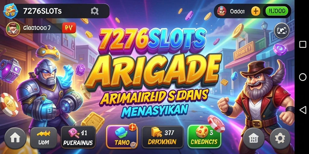Tampilan gameplay seru dan grafis memukau di 7276SLOTS.