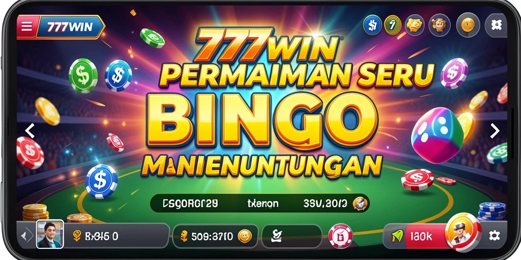 Tampilan gameplay Bingo yang menarik dan penuh aksi di 777WIN.