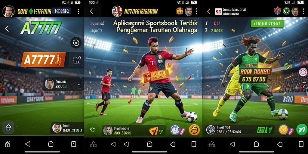 Tampilan menarik dari gameplay A7777 di Sportsbook.