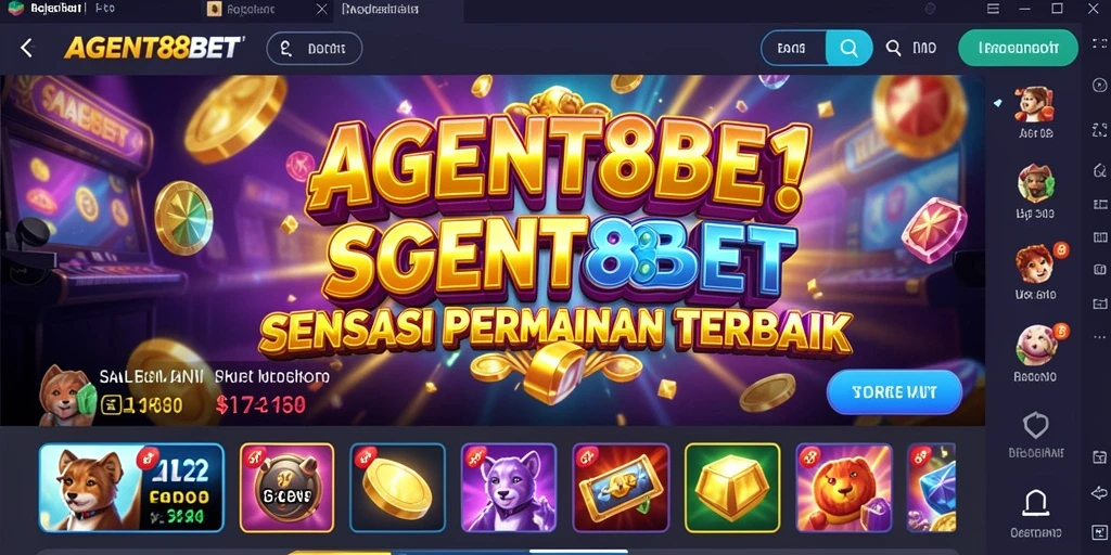 Tampilan gameplay AGENT88BET dengan slot yang mengasyikkan.