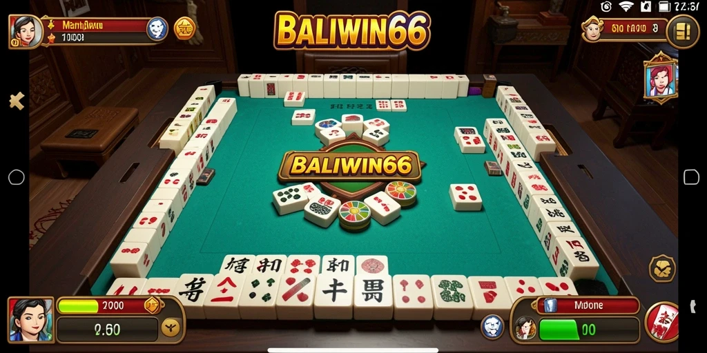 Tampilan gameplay BALIWIN66 yang memikat dalam permainan Mahjong.
