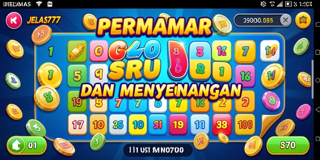 Gameplay seru Bingo dalam aplikasi JELAS777