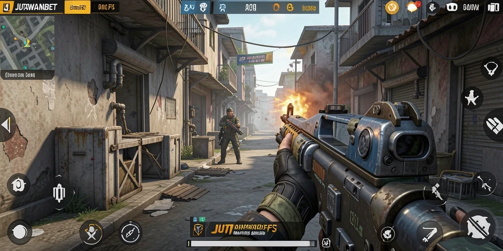 Tampilan aksi seru dan mendebarkan dalam gameplay JUTAWANBET.