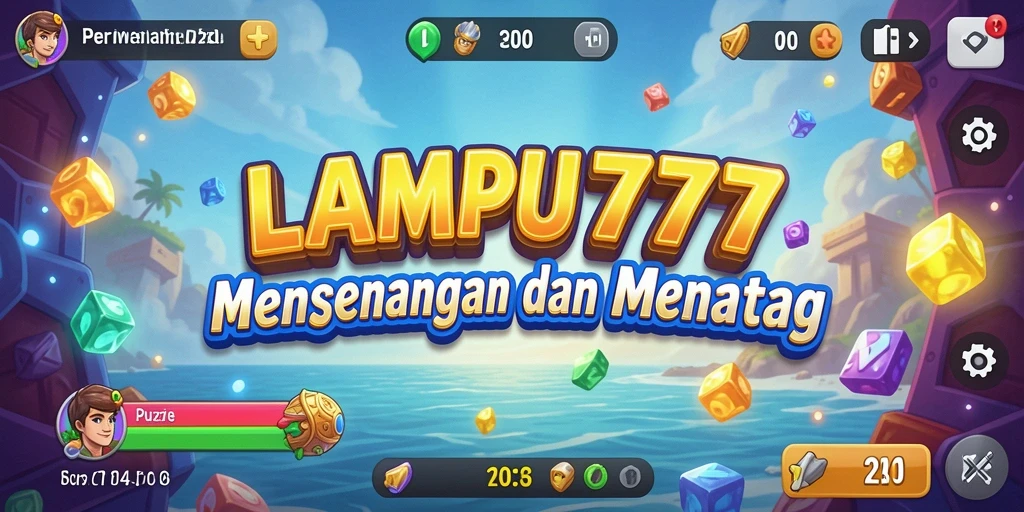 Tampilan gameplay LAMPU777 dengan puzzle yang menantang dan grafis menarik.
