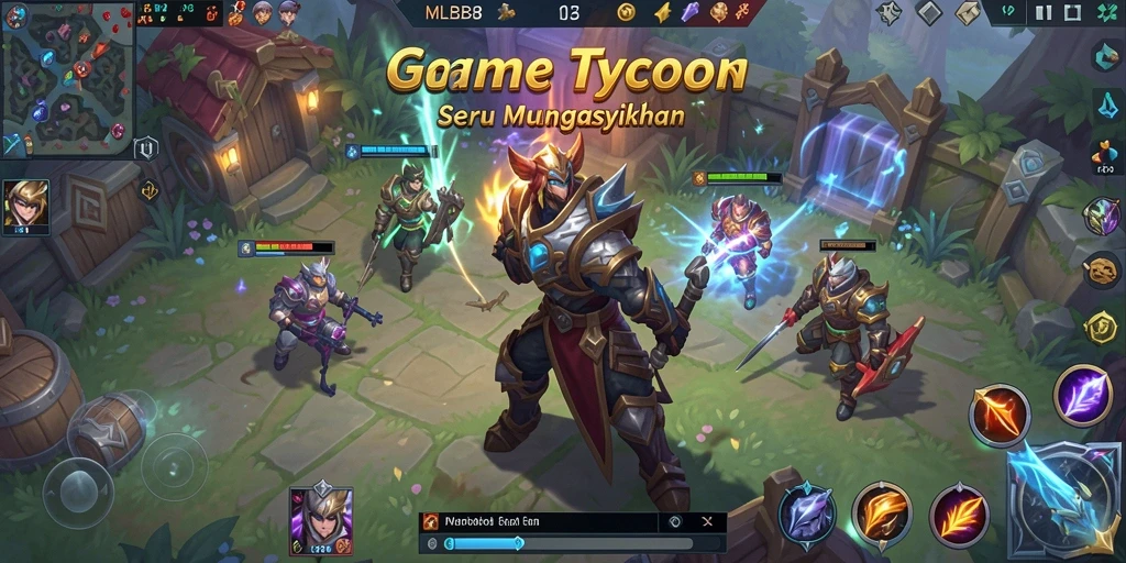 Gameplay MLBB8 yang memukau dengan elemen Tycoon.