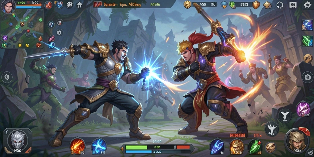 Gameplay N06 yang seru dan penuh aksi.