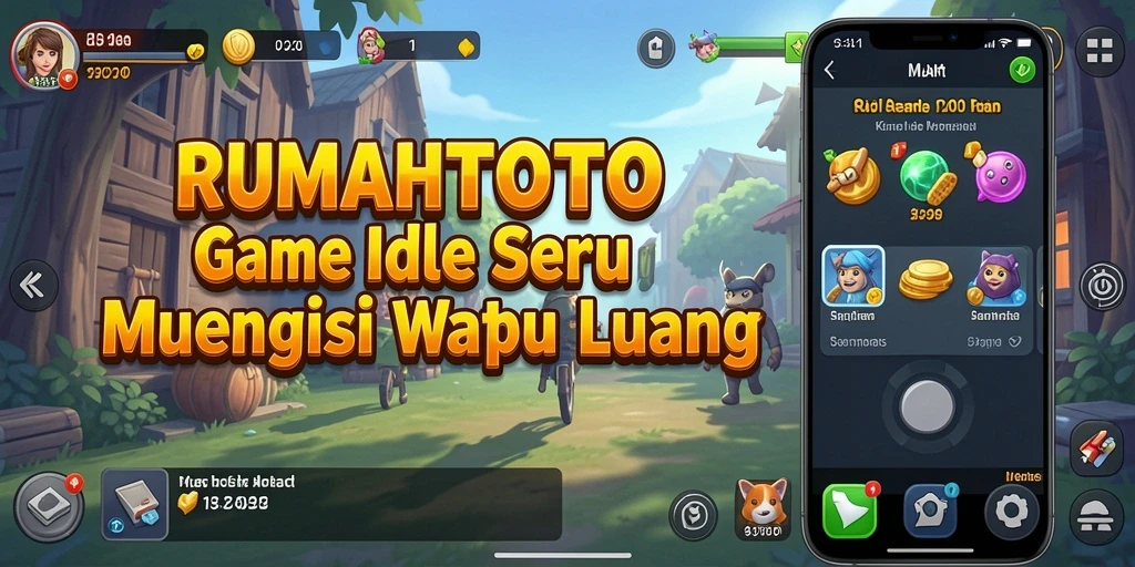 Tampilan gameplay RUMAHTOTO yang menarik dan menawan.